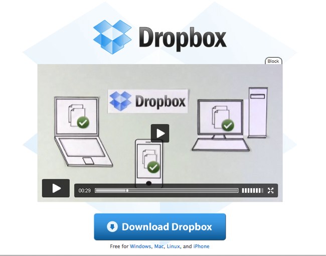 dropbox explanation study case